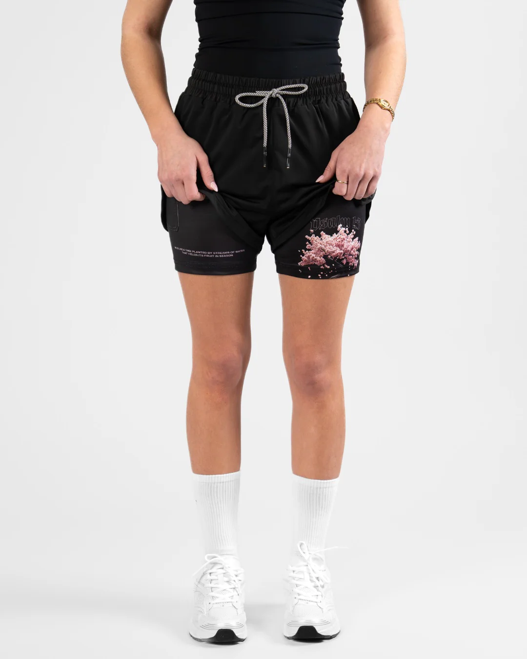 Psalm 1:3 'Planted by water' Women’s Performance Shorts - Image 5
