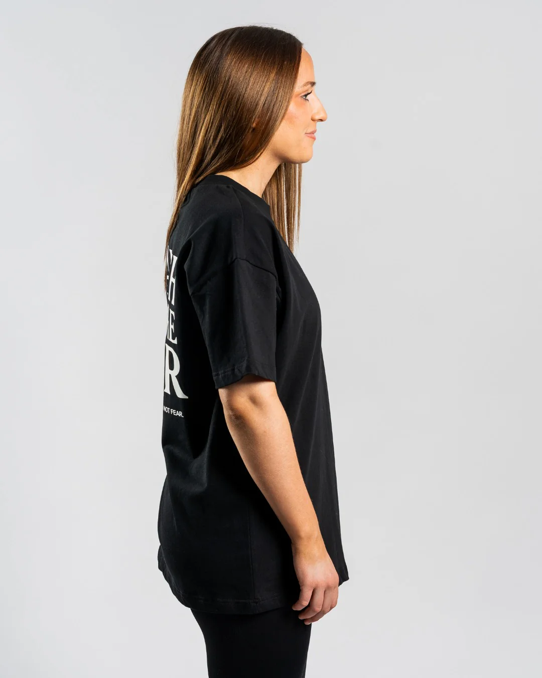 'Faith Before Fear' Women’s Oversized T-Shirt - Image 5
