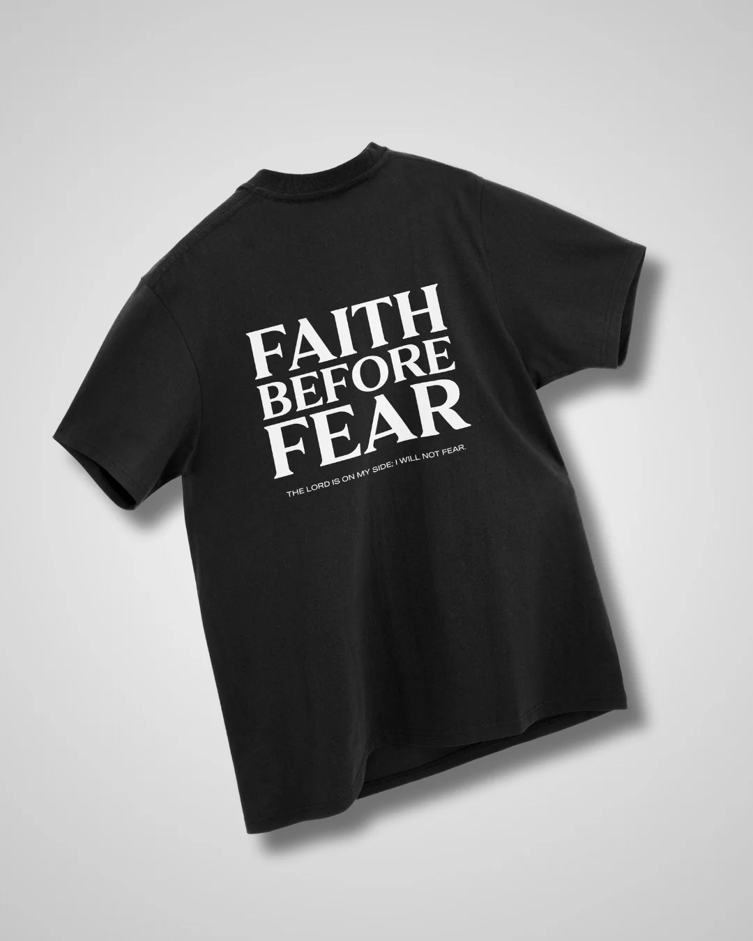 'Faith Before Fear' Women’s Oversized T-Shirt - Image 6