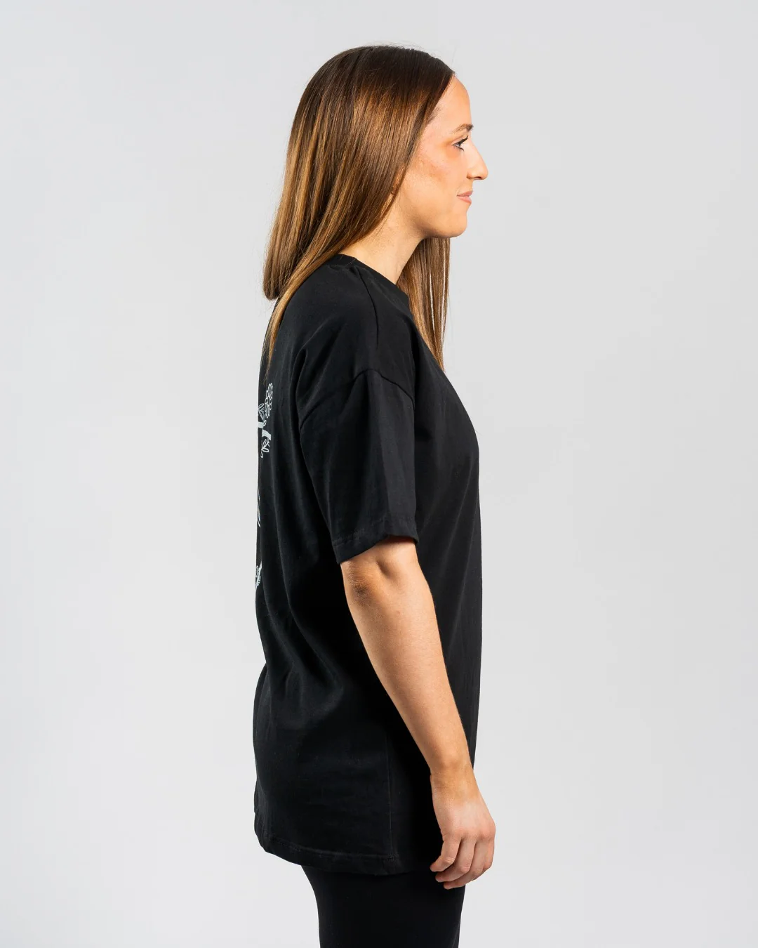 'Floral Cross' Women’s Oversized T-Shirt - Image 5