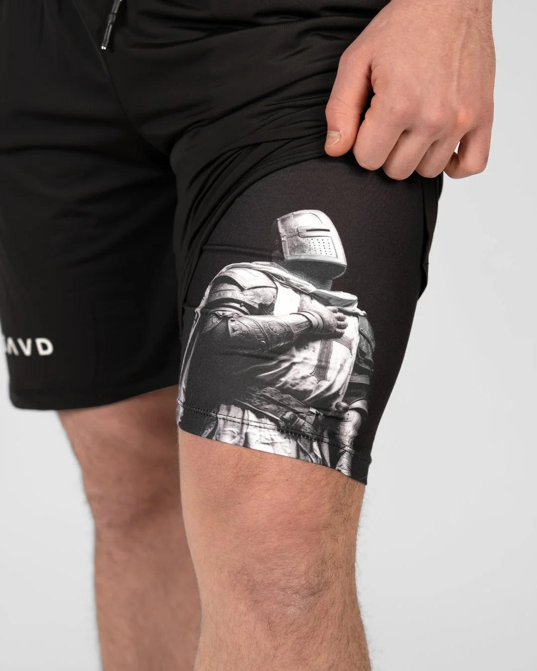 Hebrews 12:11 ’Warrior’s Discipline’ Men’s Performance Shorts - Image 4