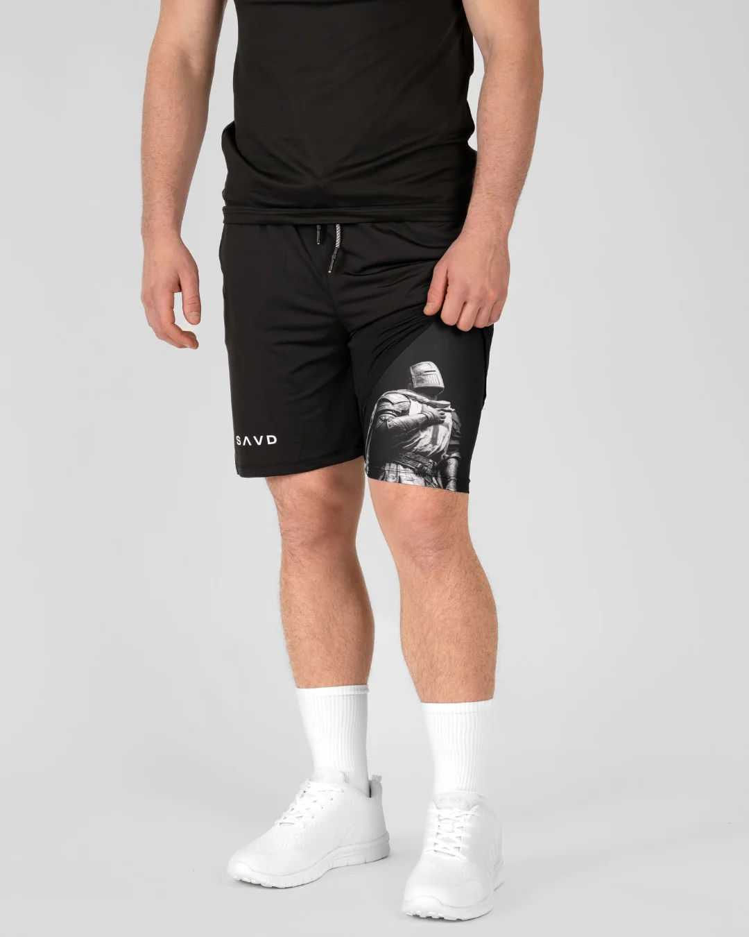 Hebrews 12:11 ’Warrior’s Discipline’ Men’s Performance Shorts - Image 7