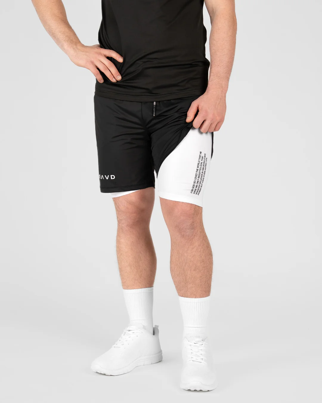 John 3:16 ’Scripture’ Men’s Performance Shorts - Image 6