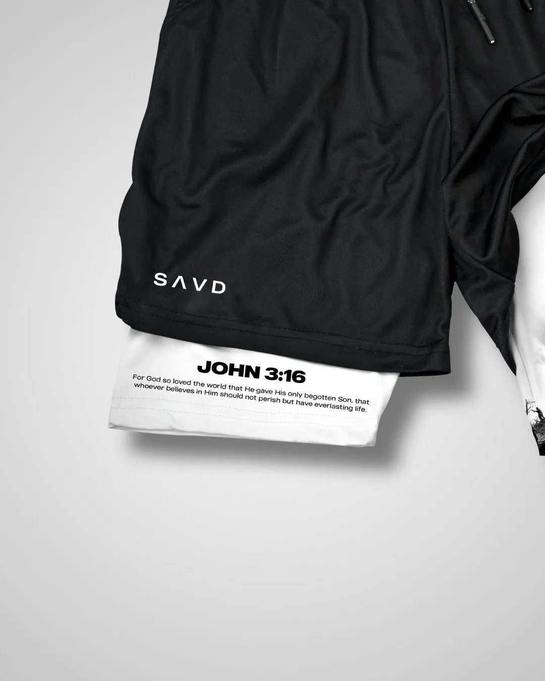 John 3:16 The Cross Performance Shorts - Image 3