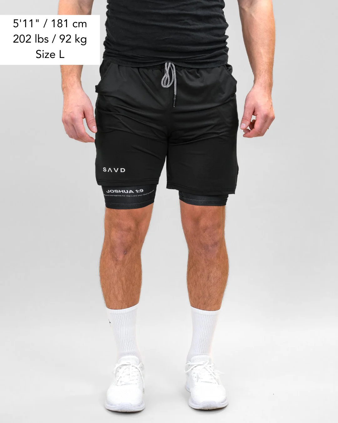 Joshua 1:9 Lion Performance Shorts - Image 5