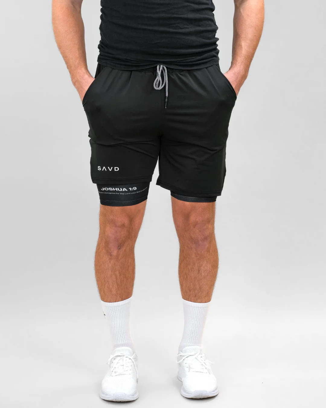 Joshua 1:9 Lion Performance Shorts - Image 6