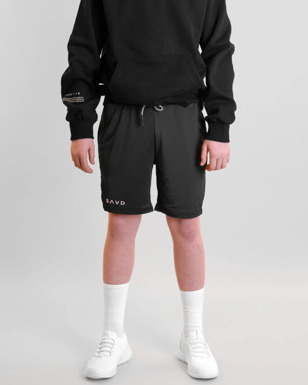Joshua 1:9 'Lion' Youth Performance Shorts - Image 6