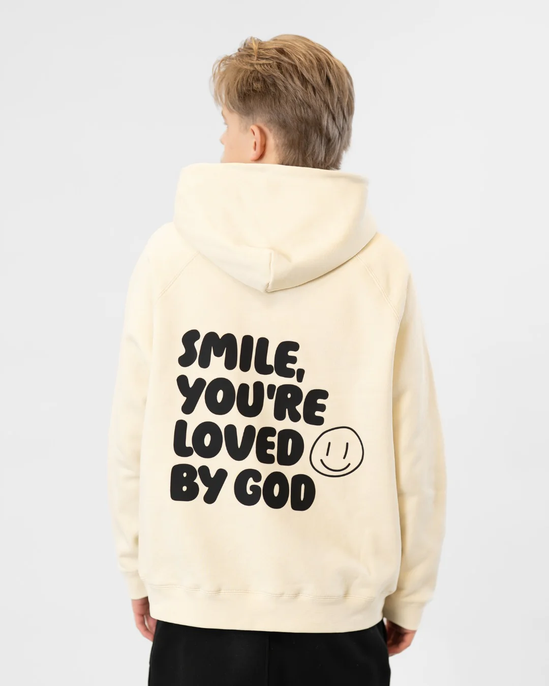 Loved by God Youth Oversized Hoodie - Image 10