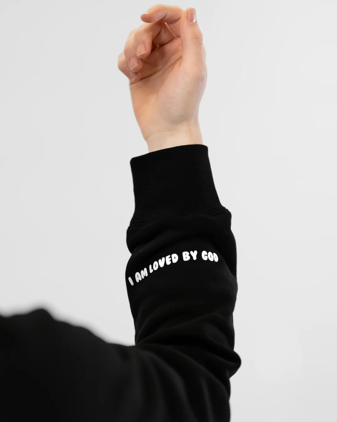 Loved by God Youth Oversized Hoodie - Image 3