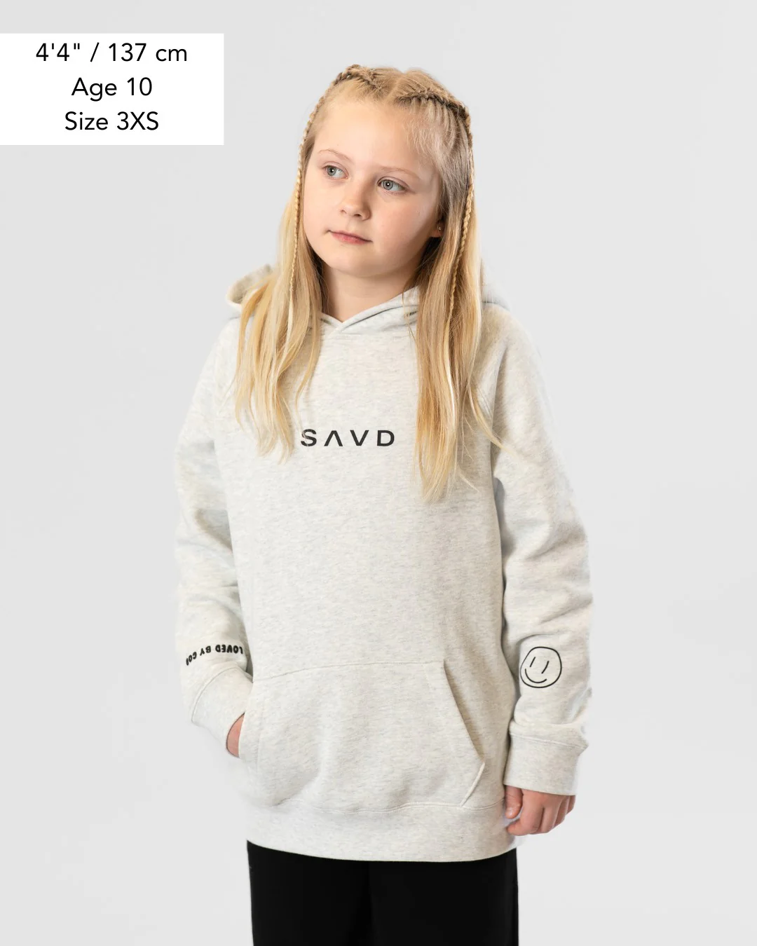Loved by God Youth Oversized Hoodie - Image 7