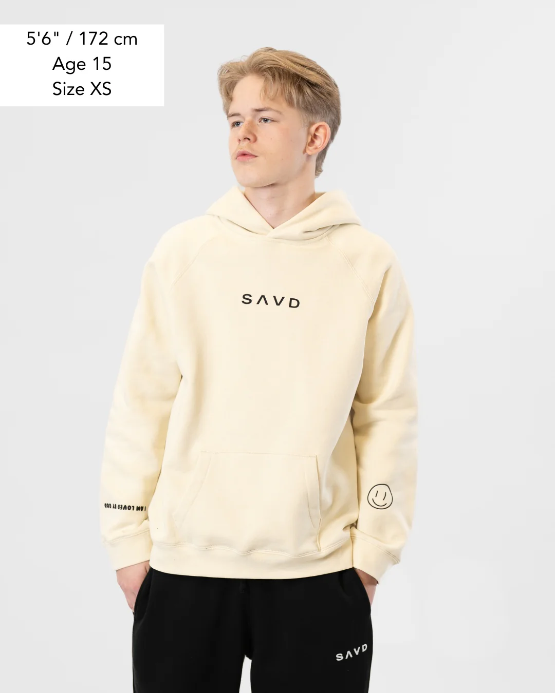 Loved by God Youth Oversized Hoodie - Image 9