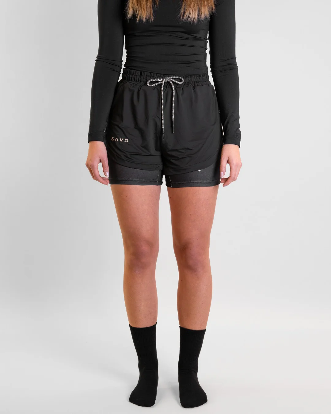 Minimal Cross Women's Performance Shorts - Image 5