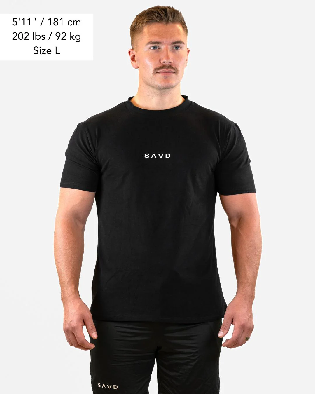 SAVD Performance T-Shirt - Black - Image 6