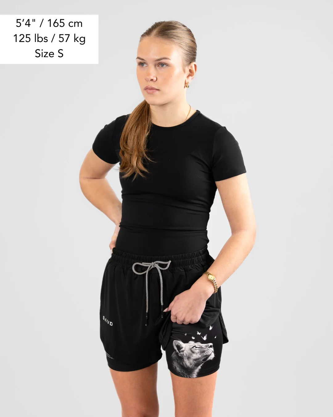 Proverbs 31:25 ’Clothed in Strength’ Women’s Performance Shorts - Image 4