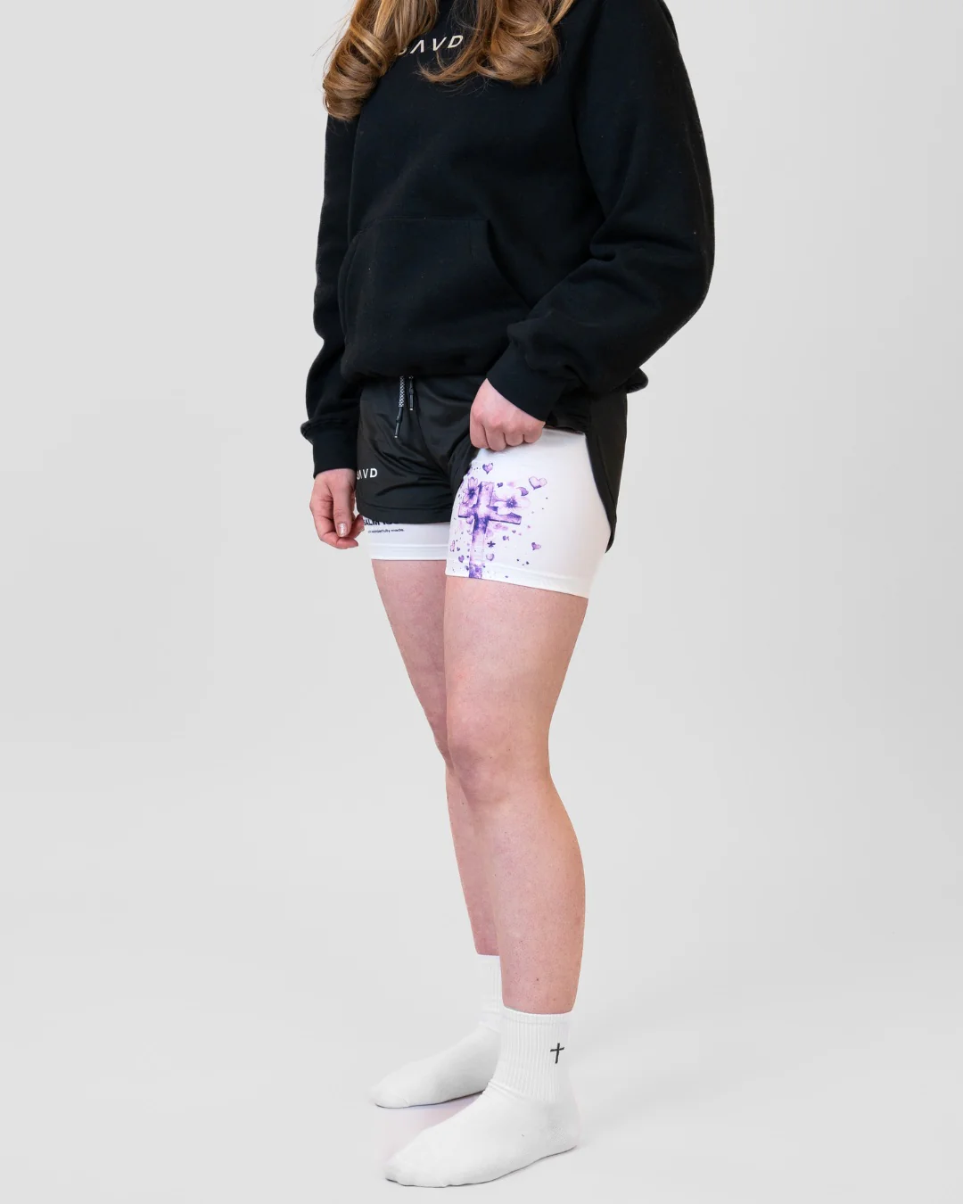 Psalm 139:14 'Wonderfully Made' Girls Performance Shorts - Image 6