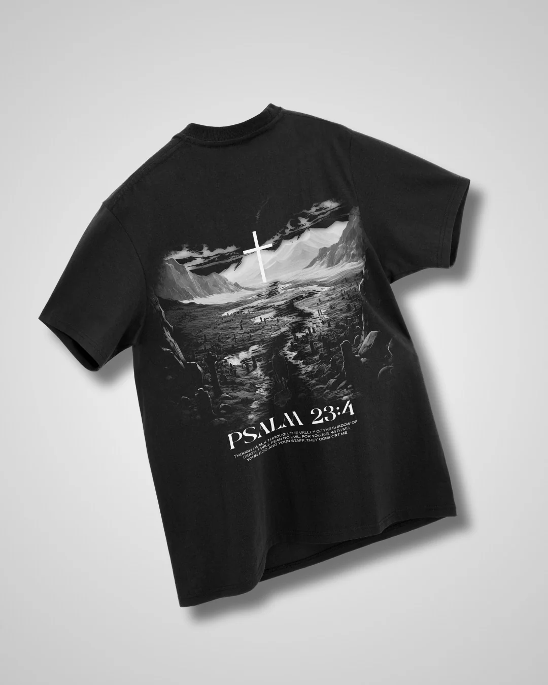 Psalm 23:4 'Shadow of Death' Women’s Oversized T-Shirt - Image 6