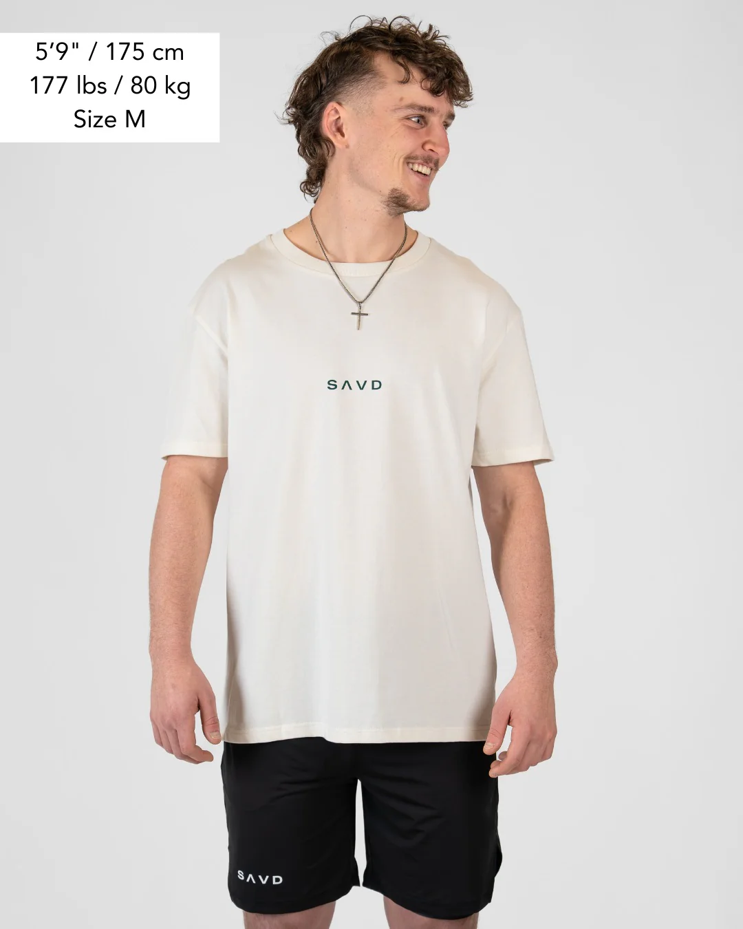 Psalm 43:3 ’Lead Me’ Men’s Oversized T-Shirt - Image 3
