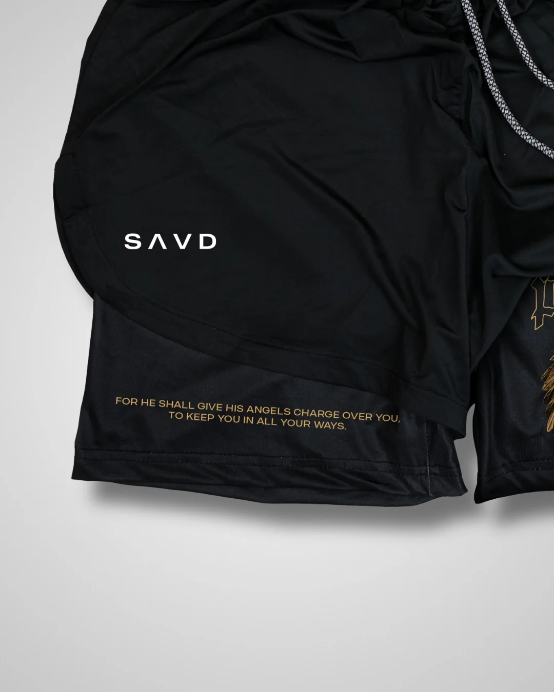 Psalm 91:11 'Keep you' Women’s Performance Shorts - Image 3