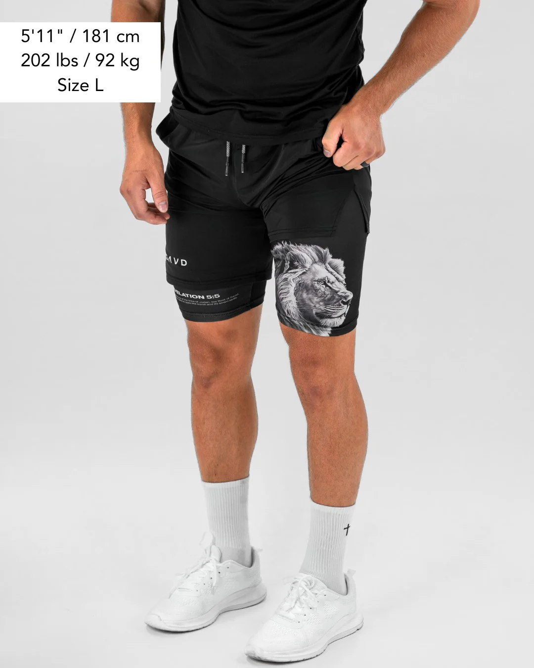 Revelation 5:5 Lion Performance Shorts - Image 5
