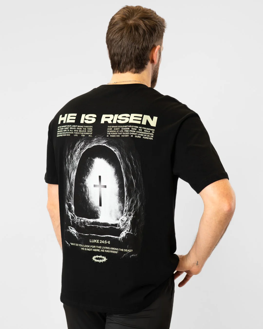 Risen Men's Oversized T-shirt - Image 4