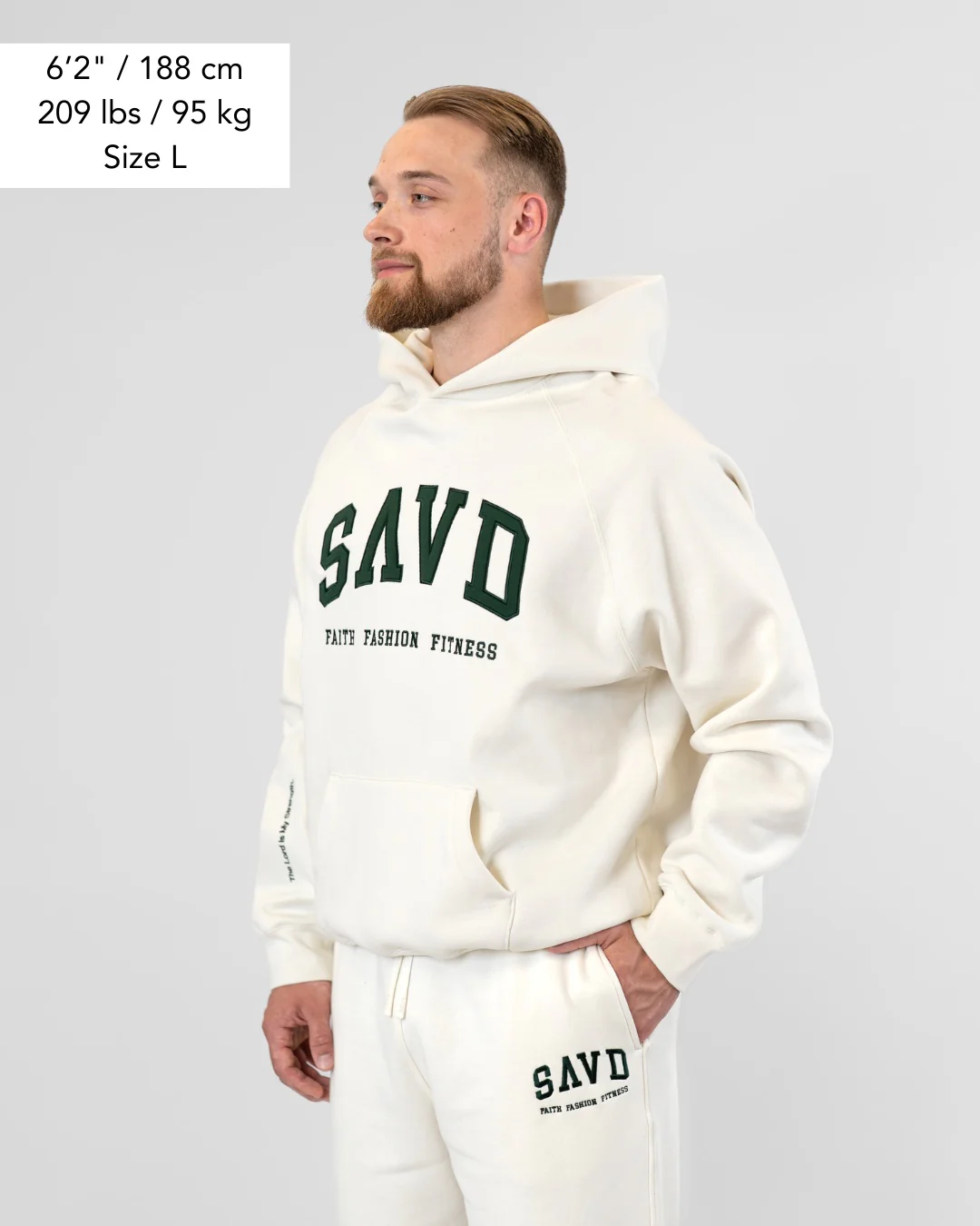 SAVD Oversized Varsity Hoodie - Image 4