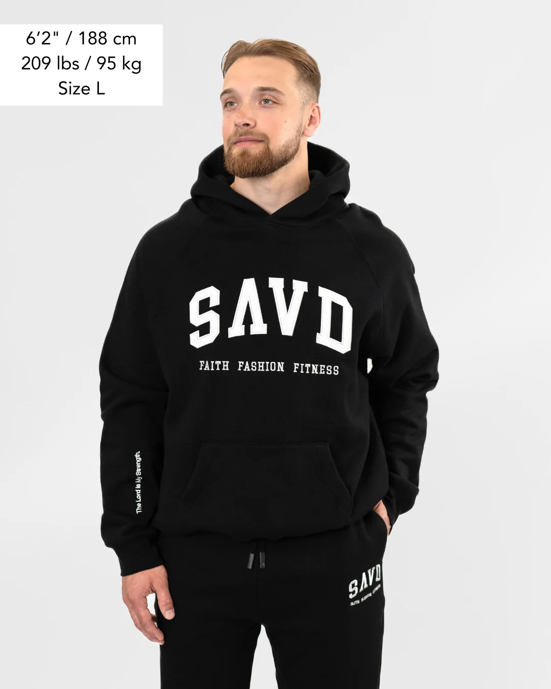 SAVD Oversized Varsity Hoodie - Image 7