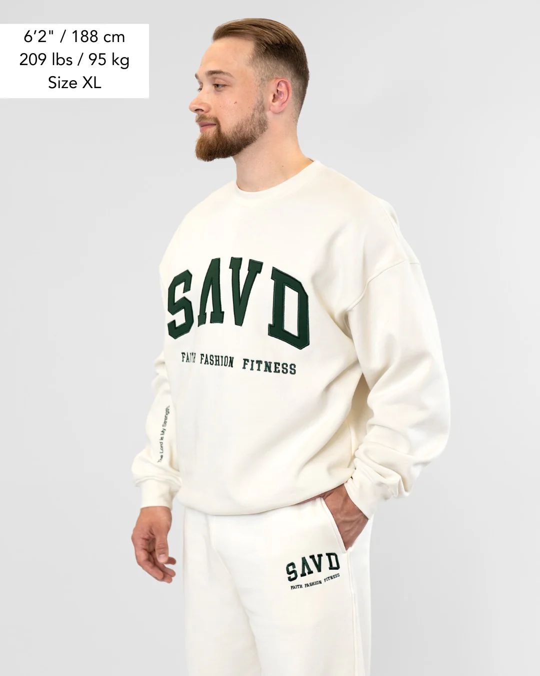 SAVD Oversized Varsity Sweater - Image 4