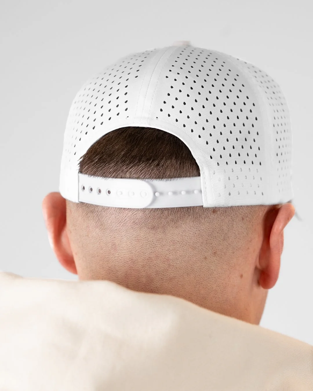 SAVD Perforated Snapback - White - Image 5