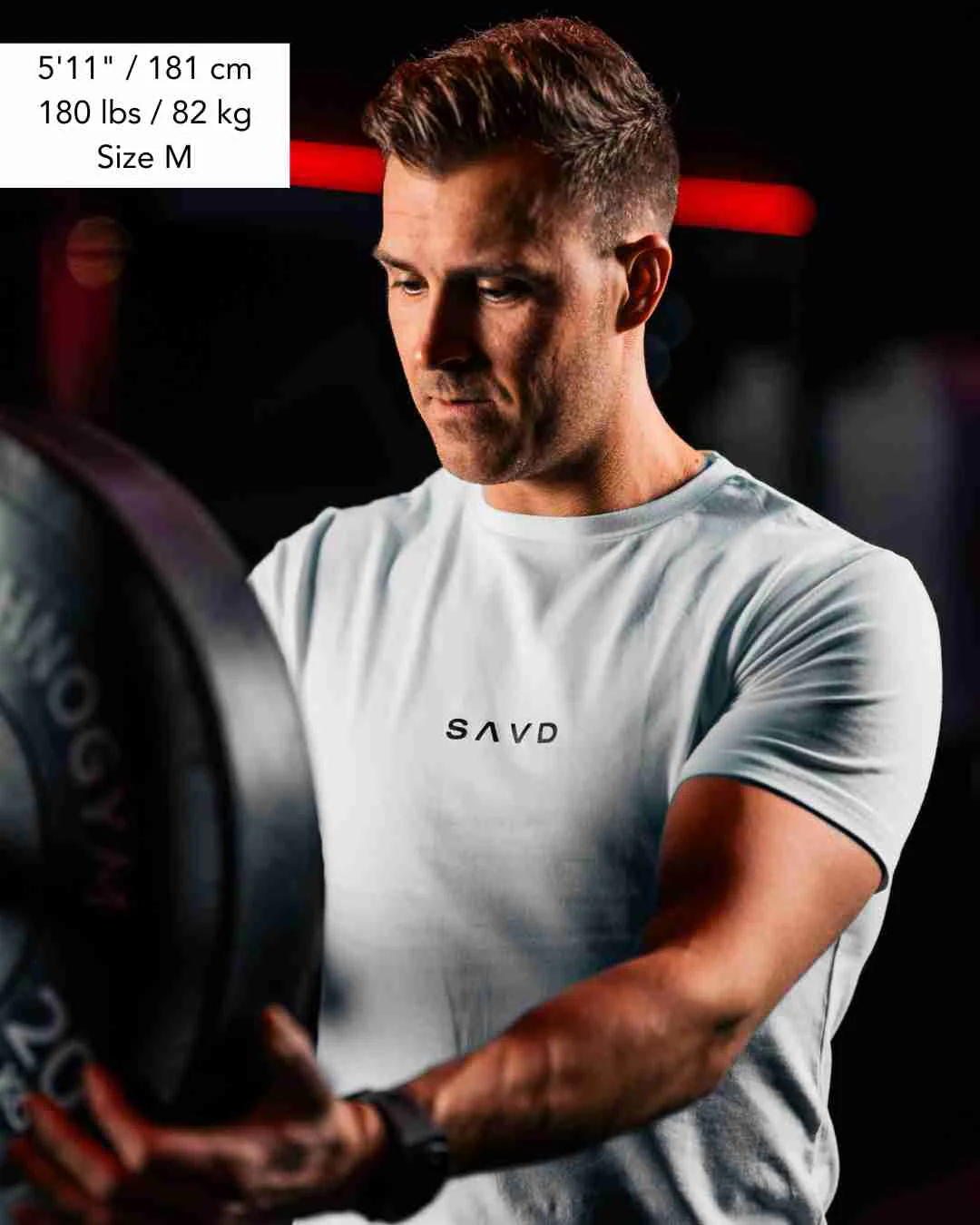 SAVD Performance T-Shirt - White - Image 5