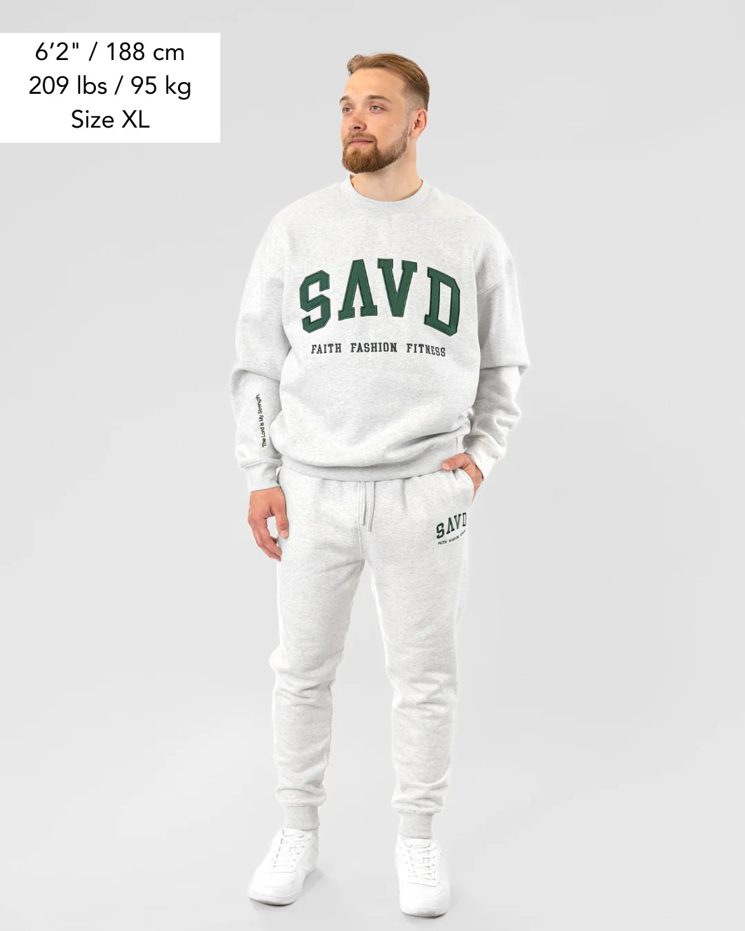 SAVD Varsity Joggers – Cuffed Fit - Image 4