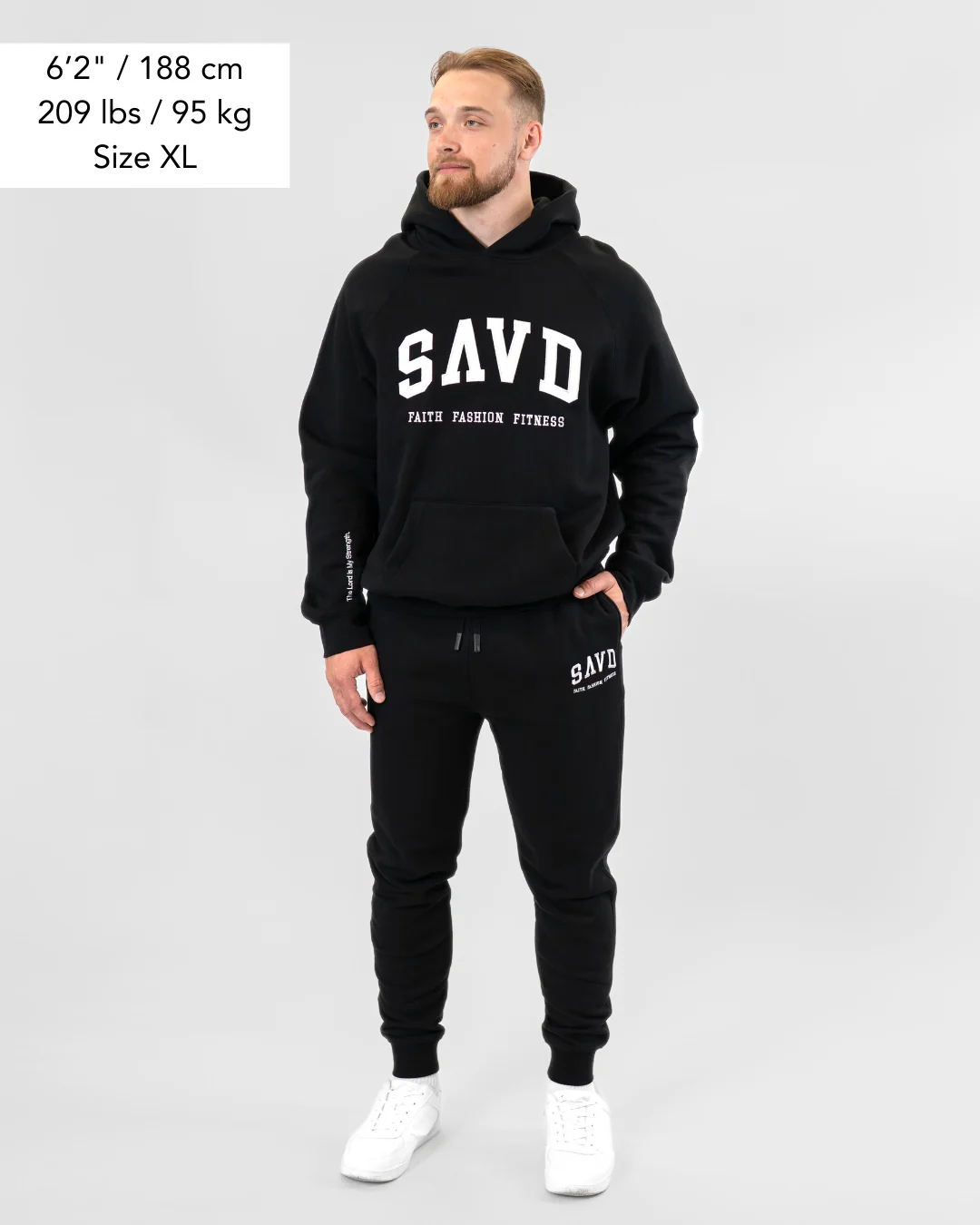 SAVD Varsity Joggers – Cuffed Fit - Image 7