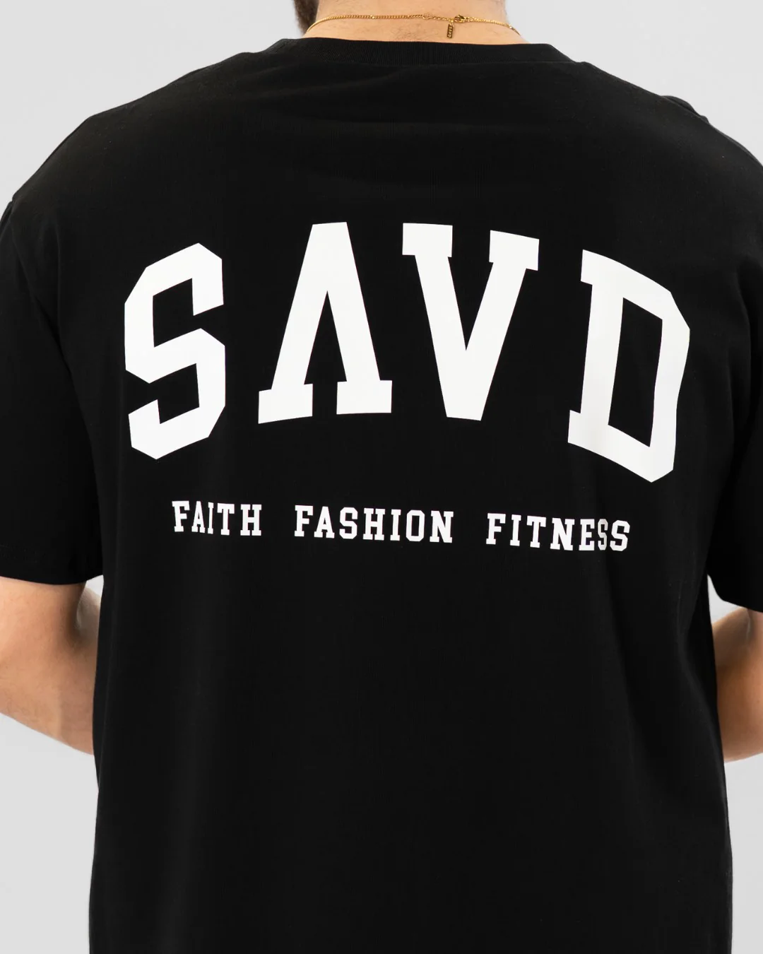 SAVD ’Varsity’ Men’s Oversized T-Shirt - Image 7