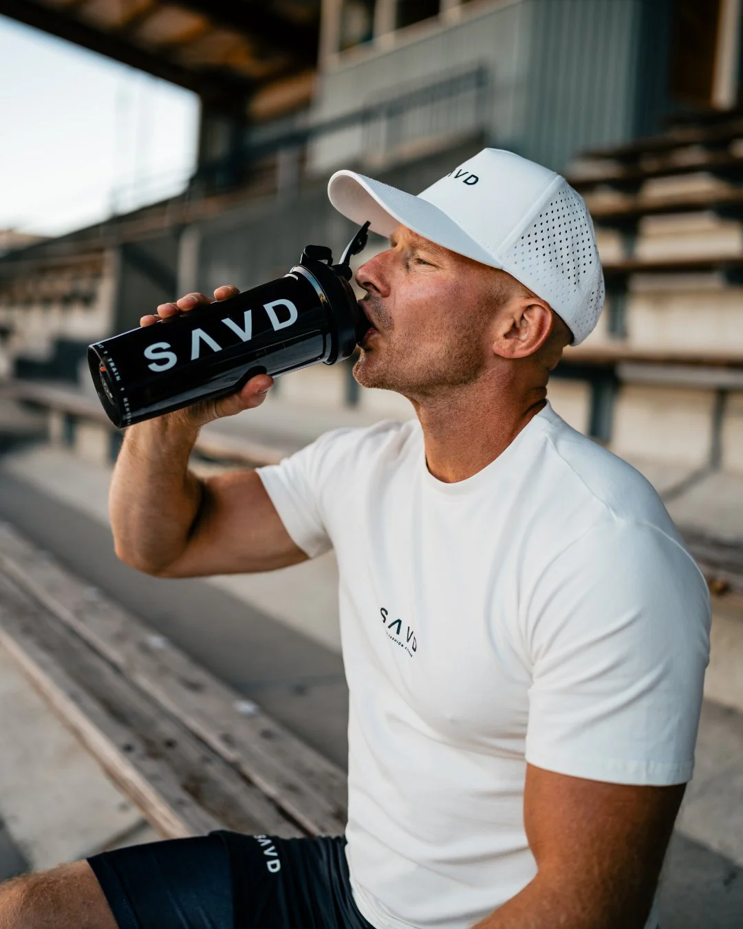 SAVD Shaker Bottle – Pray. Eat. Train. Repeat. - Image 2