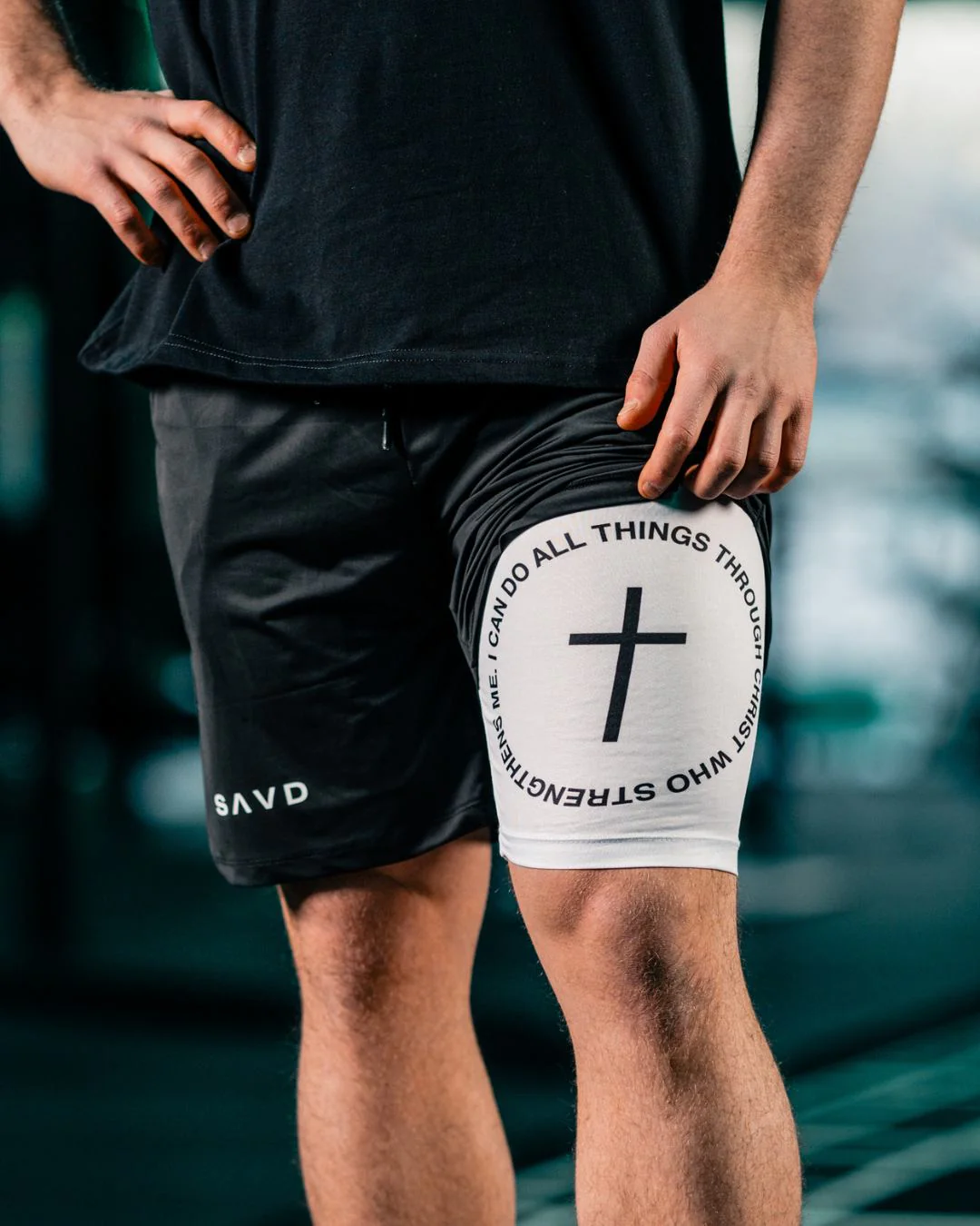 'Strength in Christ' Men’s Performance Shorts - Image 10