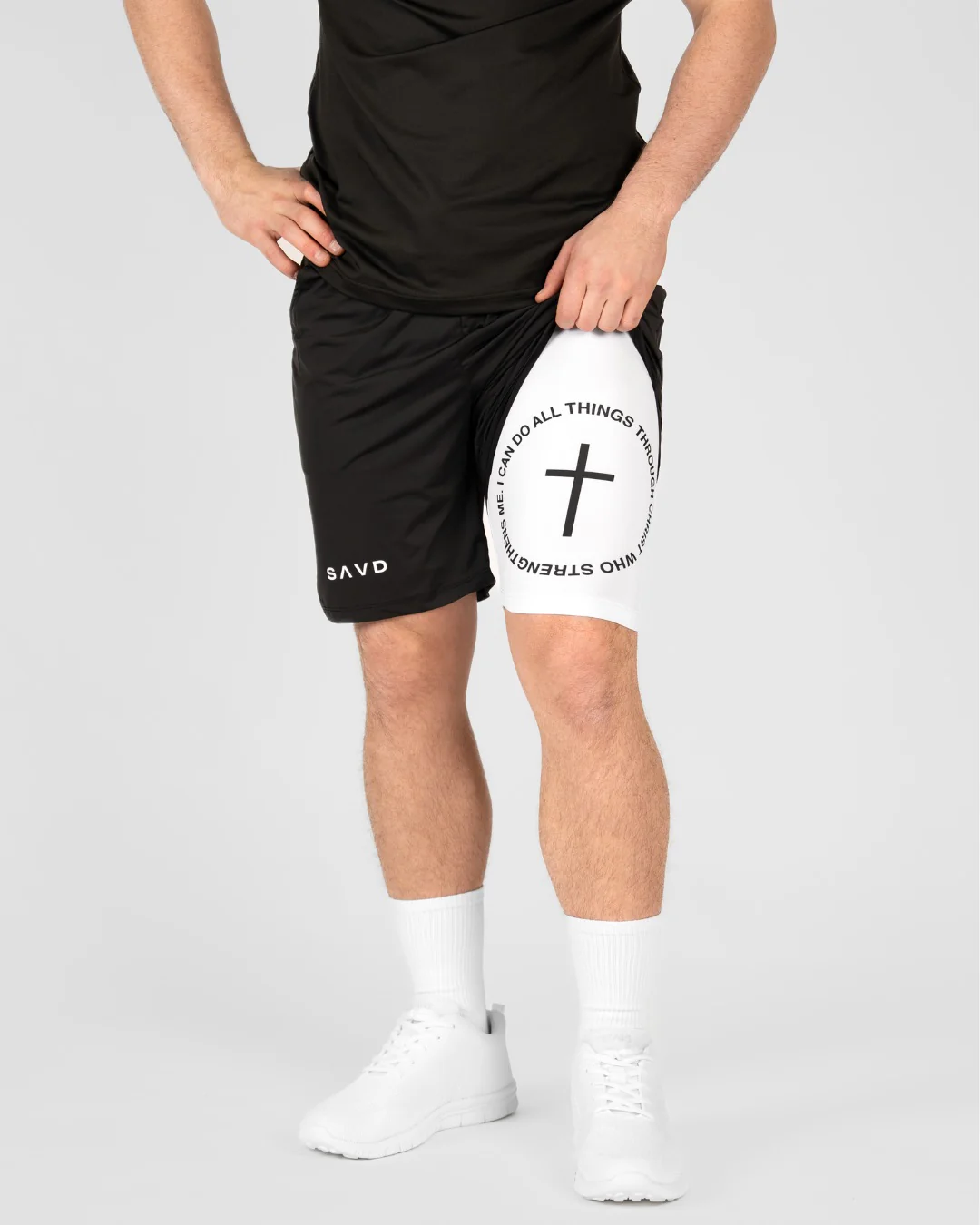 'Strength in Christ' Men’s Performance Shorts - Image 6