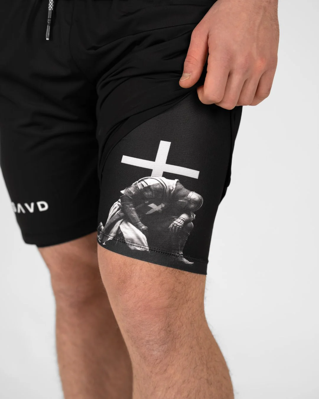 ’Warrior’s Prayer’ Men’s Performance Shorts - Image 4