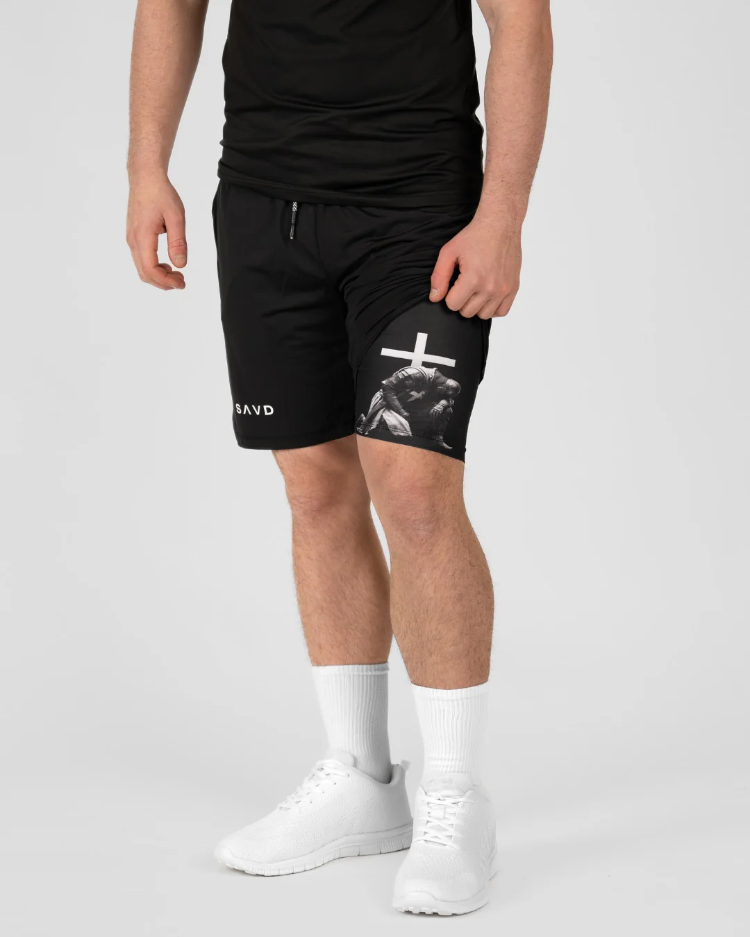 ’Warrior’s Prayer’ Men’s Performance Shorts - Image 6