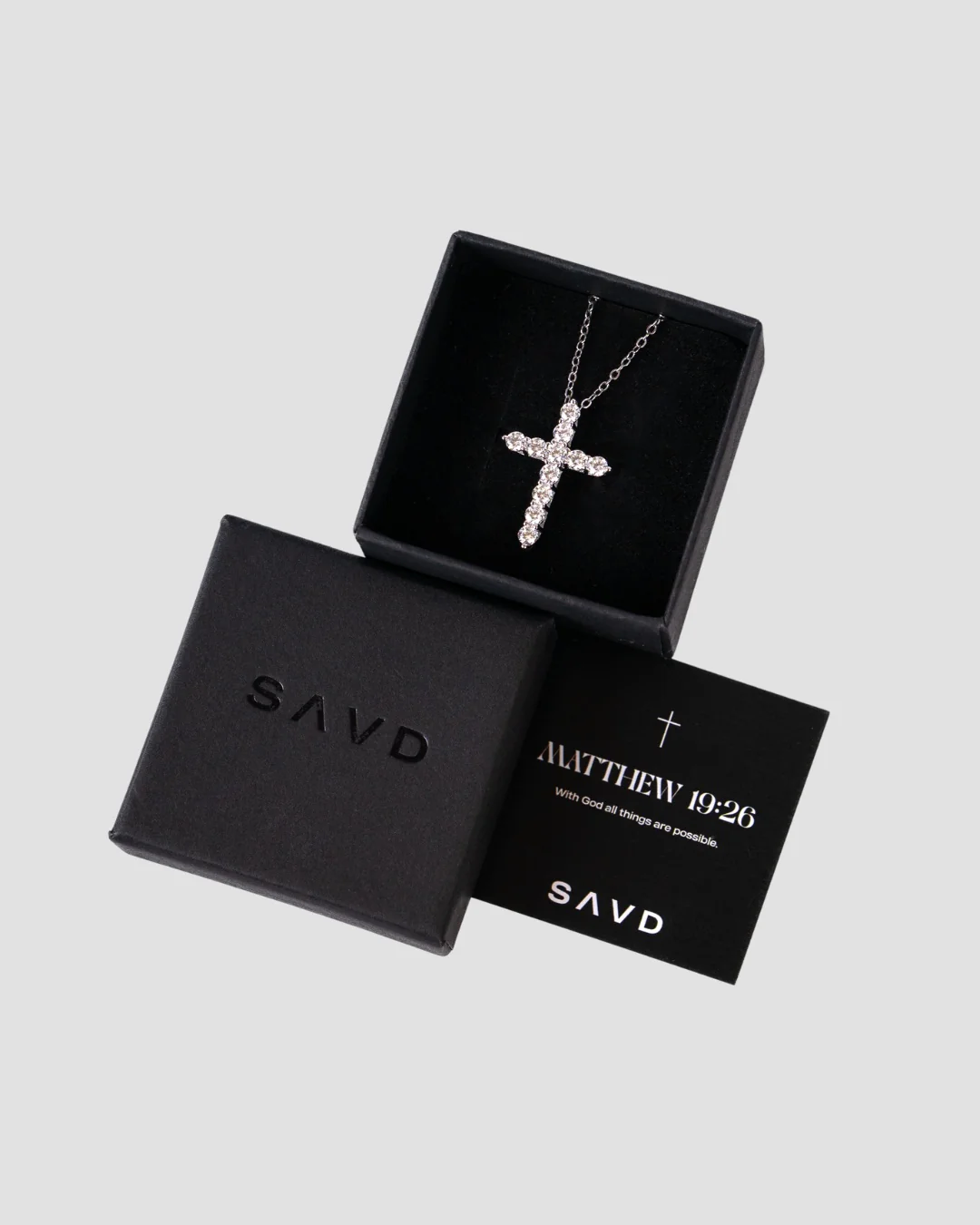 Women's Moissanite Cross Necklace - Image 7